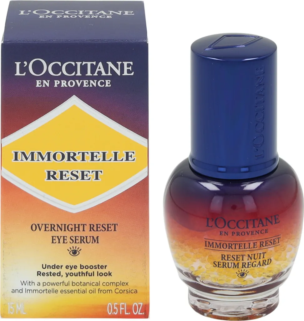 Sérum Regard L'Occitane Immortelle Reset - Anti-Cernes et Poches de Nuit