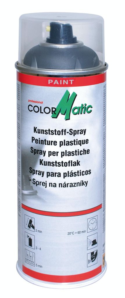 ColorMatic Kunststoffspray schwarz seidenmatt 400ml 856600