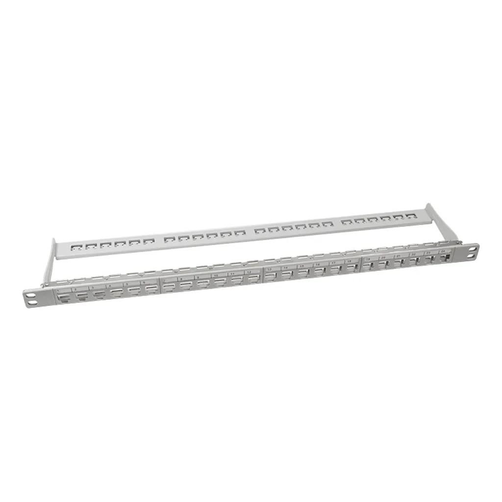 Patch Panel LogiLink 24 Slot Keystone 0.5U Grigio - Offerta