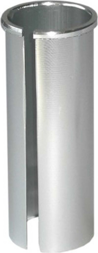 ergotec 63880001 Kalibrierbuchse für Sattelstütze Stütze Ø 31,6mm, Rohr Ø 34,9mm, 120mm, silber