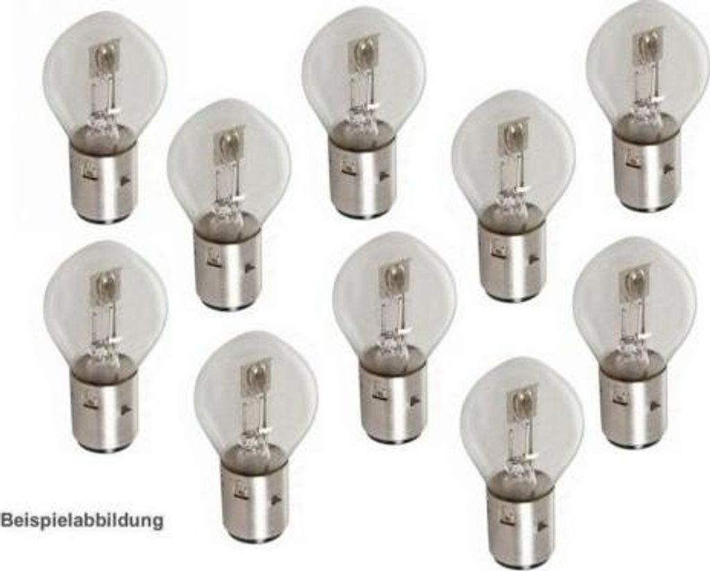 10 Stück x 12V / 35/35W / BA20D Birne Lampe Glühlampe Glühbirne Bulbs x10