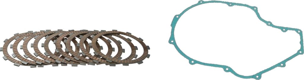 Kupplung Reibscheiben und Dichtung für Kawasaki ZL 1000 A Eliminator Baujahr 1987-1988 - Neu