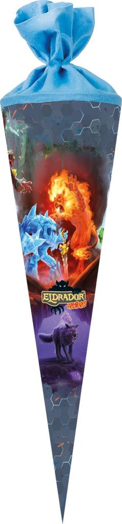 Nestler Schultüte schleich Eldrador Creatures 2 rund mit Tüllverschluss 70cm
