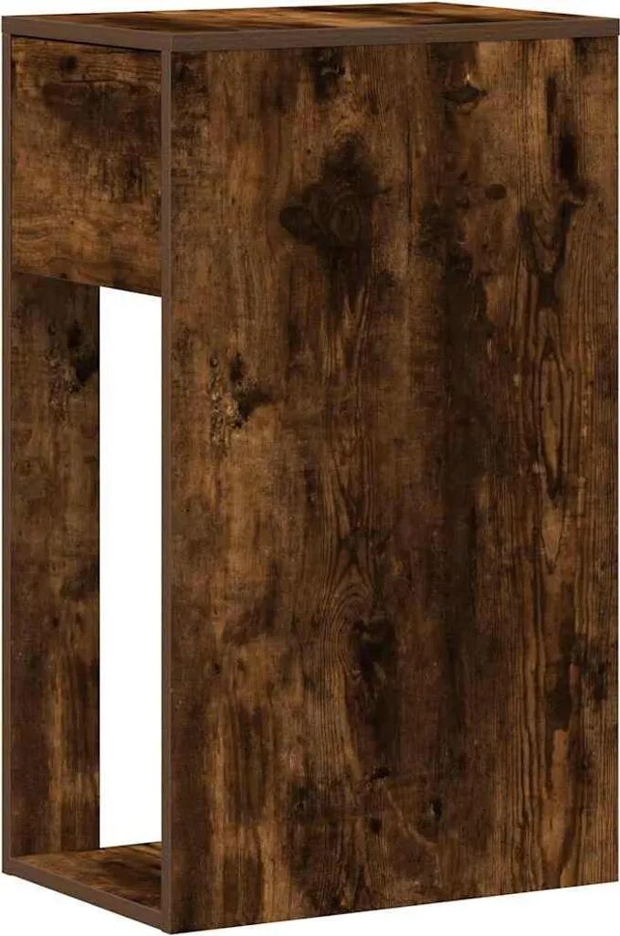 Mobiletto PC Rovere Fumé 30x44x74 cm: Stile e Organizzazione Ufficio - 7