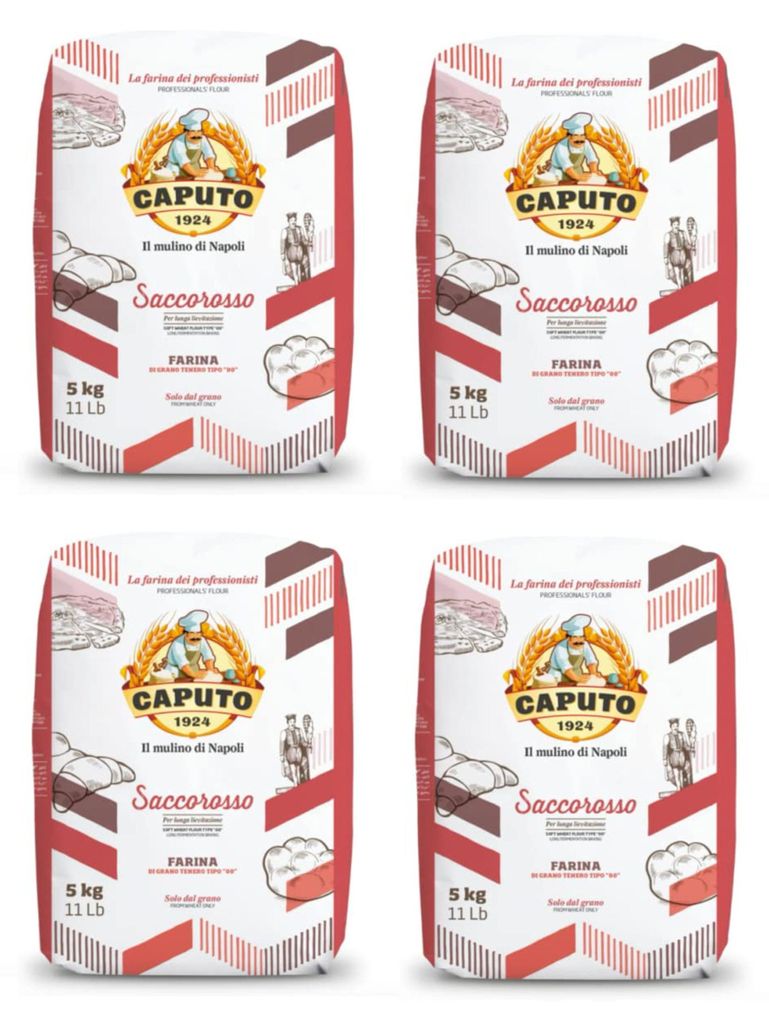 Farina Saccorosso Pizzamehl 5 kg - Caputo-4x Produktbild 