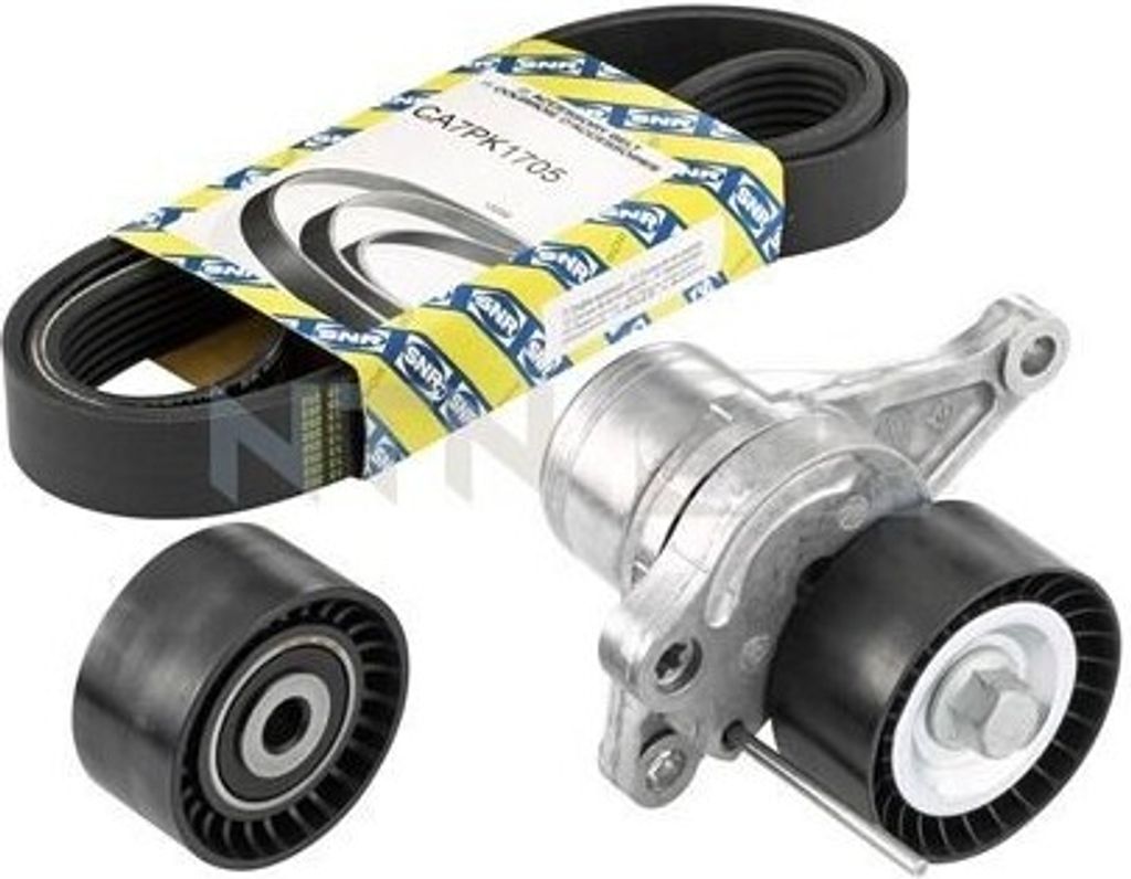 SNR KA855.24 Keilrippenriemensatz OE 6992000300 kompatibel mit Qashqai, X-Trail, Koleos, Laguna, Megane