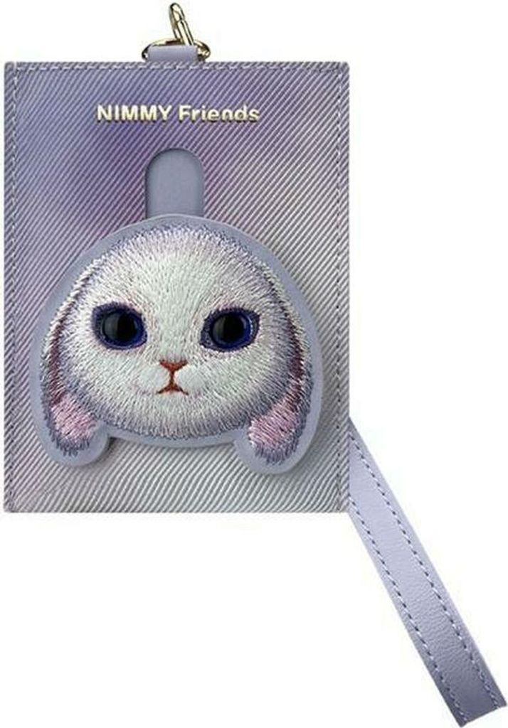 Nimmy Kartenetui Lila Big Eyed Pet 2.0 Kaninchen