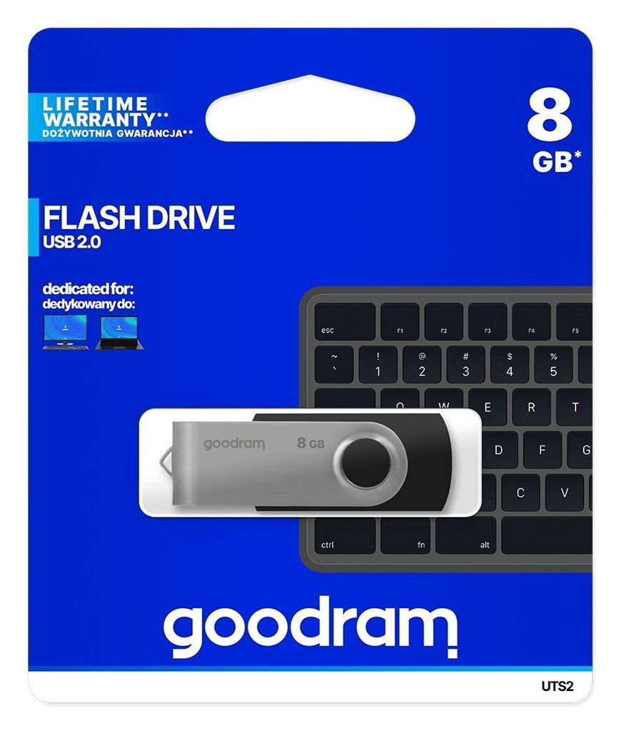 Pendrive GoodRam UTS2 USB 2.0 noir Image du produit 