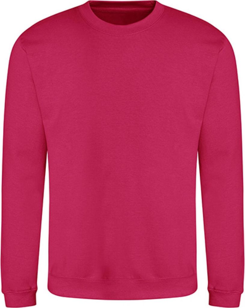 Just Hoods JH030 | Herren Sweatshirt +WRAP - Farbe: Hot Pink - Größe: XS