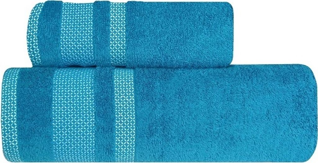 Handtuch, flauschiges Baumwollhandtuch Olimpia 50x90cm Türkis