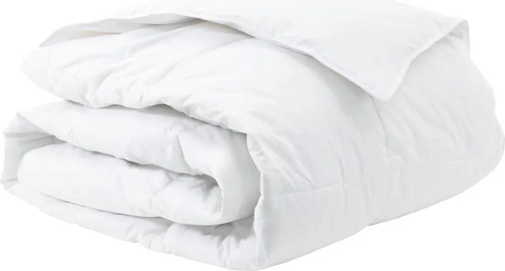 vidaXL Piumino invernale bianco 240 x 220 cm piuma
