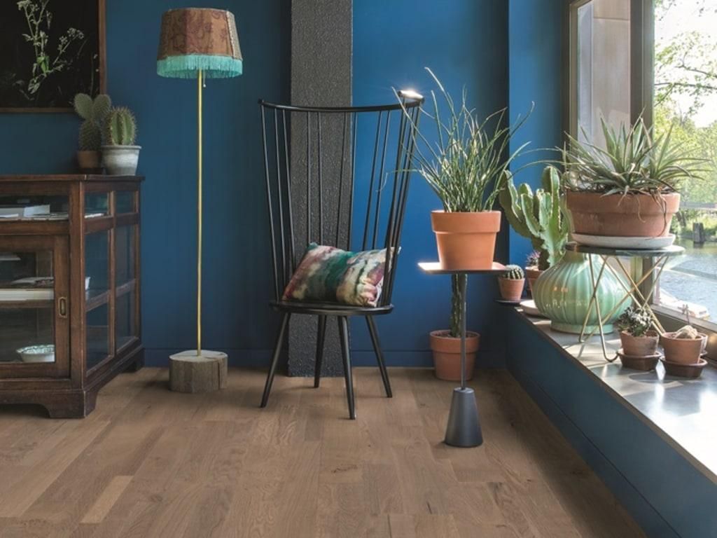 2,508 m² | Parkett VARIANO Eiche königsgrau Lebhaft Schiffsboden