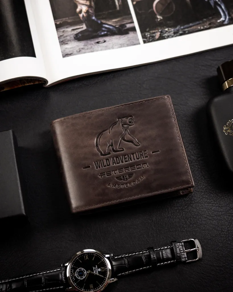 Peterson Greg 50241: Portafoglio in Pelle Premium con Scatola Regalo - 4