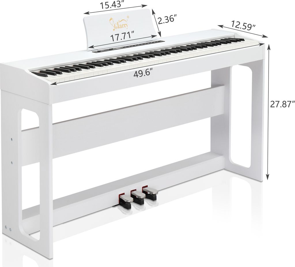 FCH Elektro Klavier Digital E-Piano mit 88 Tasten Produktbild 5