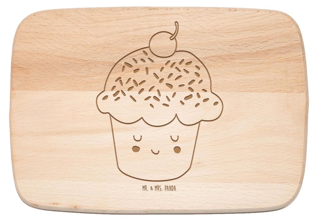 Mr. & Mrs. Panda Holzbrett Cupcake - Transparent - Geschenk, Motivation Sprüche, Küche Deko, Muffin, Holzbrettchen, Lustige, Wunder, Frühstücks...
