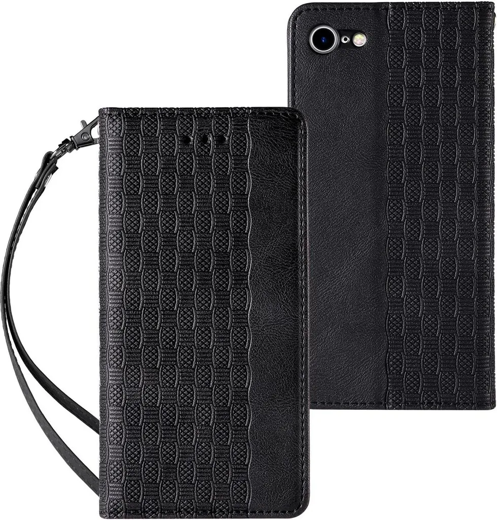 Custodia Wallet Xiaomi Redmi Note 11 Pro Max Nero con Laccetto e Magnete