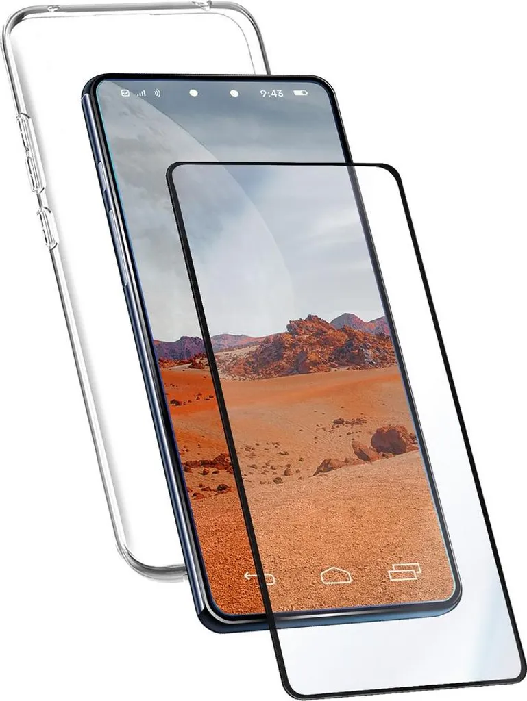 Pack Myway Honor X6: Cover TPU Anti-Drop e Vetro Temperato 9H