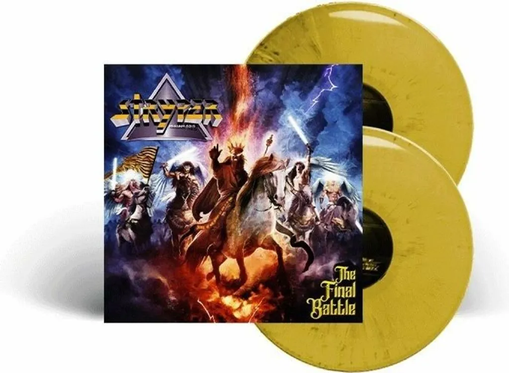 Vinyle Rock Stryper The Final Battle - Disque LP Marbré Jaune Édition
