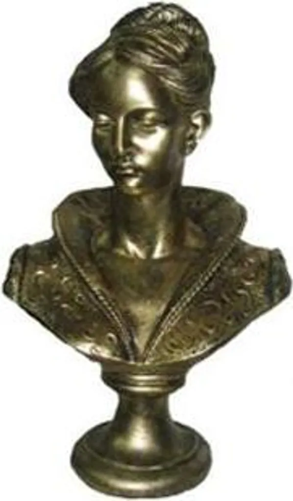 Statue Buste Femme 47 cm Déco - Sculpture Durable et Élégante Modèle R12