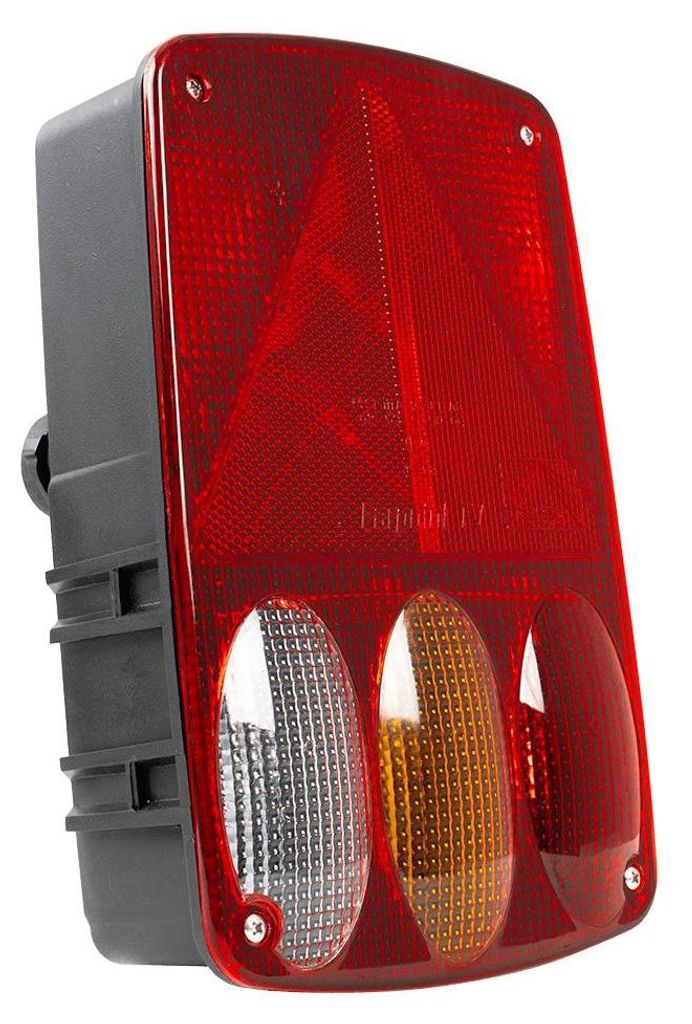 ASPÖCK Earpoint IV Rückleuchte rechts 12 V 6 Funktionen Bajonett 5-Pin und 8-Pin IP64 E4 ADR Zone 2 für Anhänger 153,5x 236x 62 mm