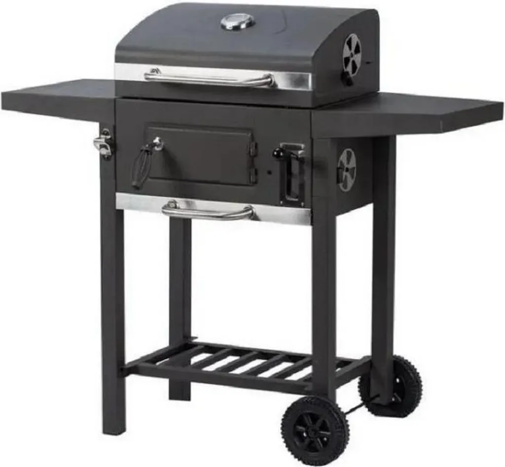 Gril-smoker 100 cm portable pour réussir toutes vos cuissons au charbon