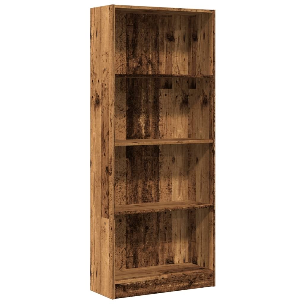 vidaXL Bücherregal Altholz-Optik 60x24x143 cm Holzwerkstoff