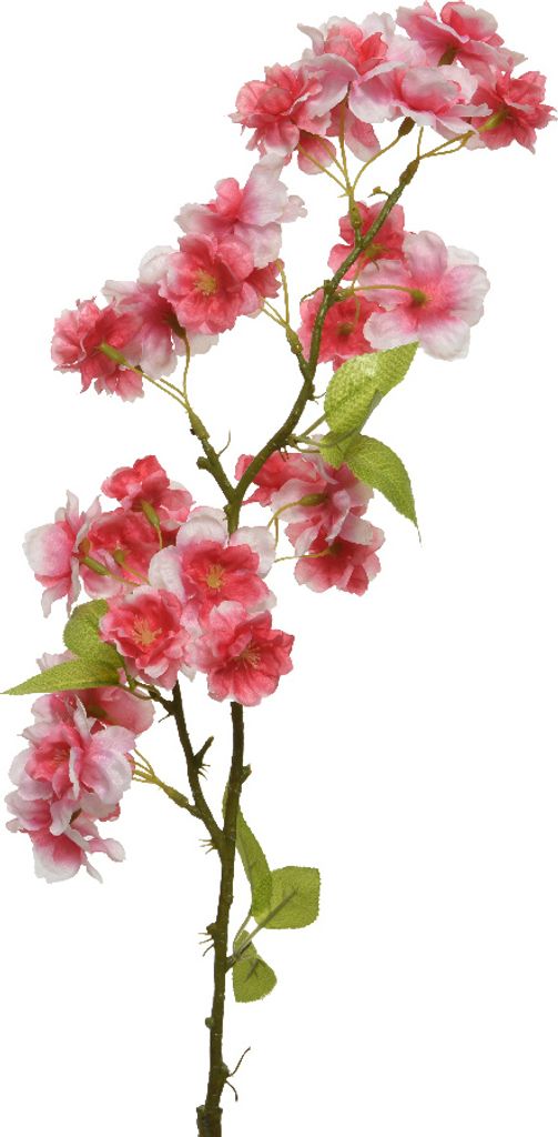 Kunstblumen Kirschblüten Zweig 79cm rosa