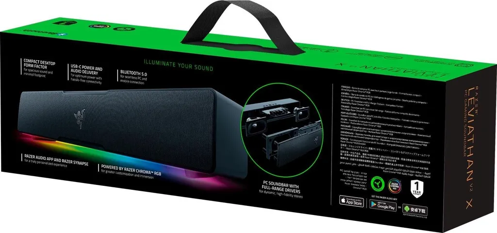 Razer Leviathan V2 X Libérez de l'espace avec cette Barre de Son USB-C - 18