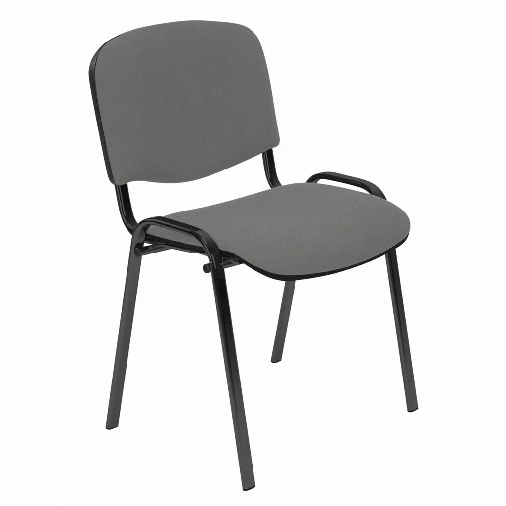 Chaise de réception Iso empilable avec dossier ergonomique pour collectivités
