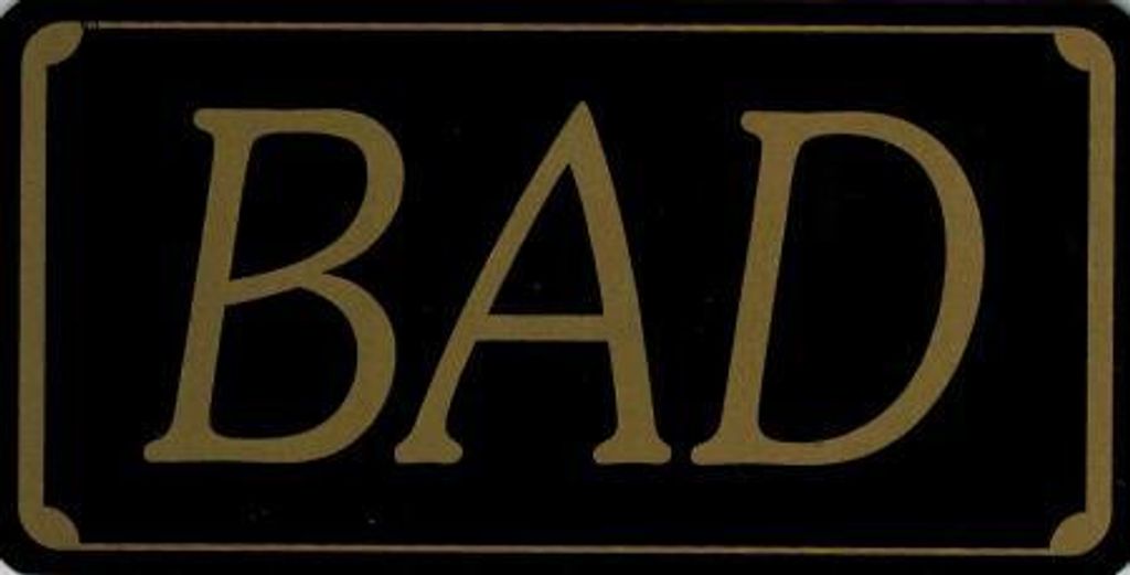 Schild - BAD - Gr. 15,5 x 7,5 cm - 308099 - Toilette WC