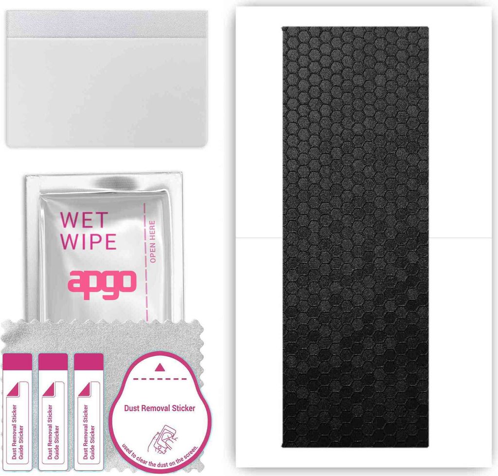 apgo Rückseite Schutzfolie, Skin, kompatibel mit Huawei Mate Xs, Hinten Displayschutzfolie aus Vinylfolie, kratzfest, einfache Montage - Schwarze ...