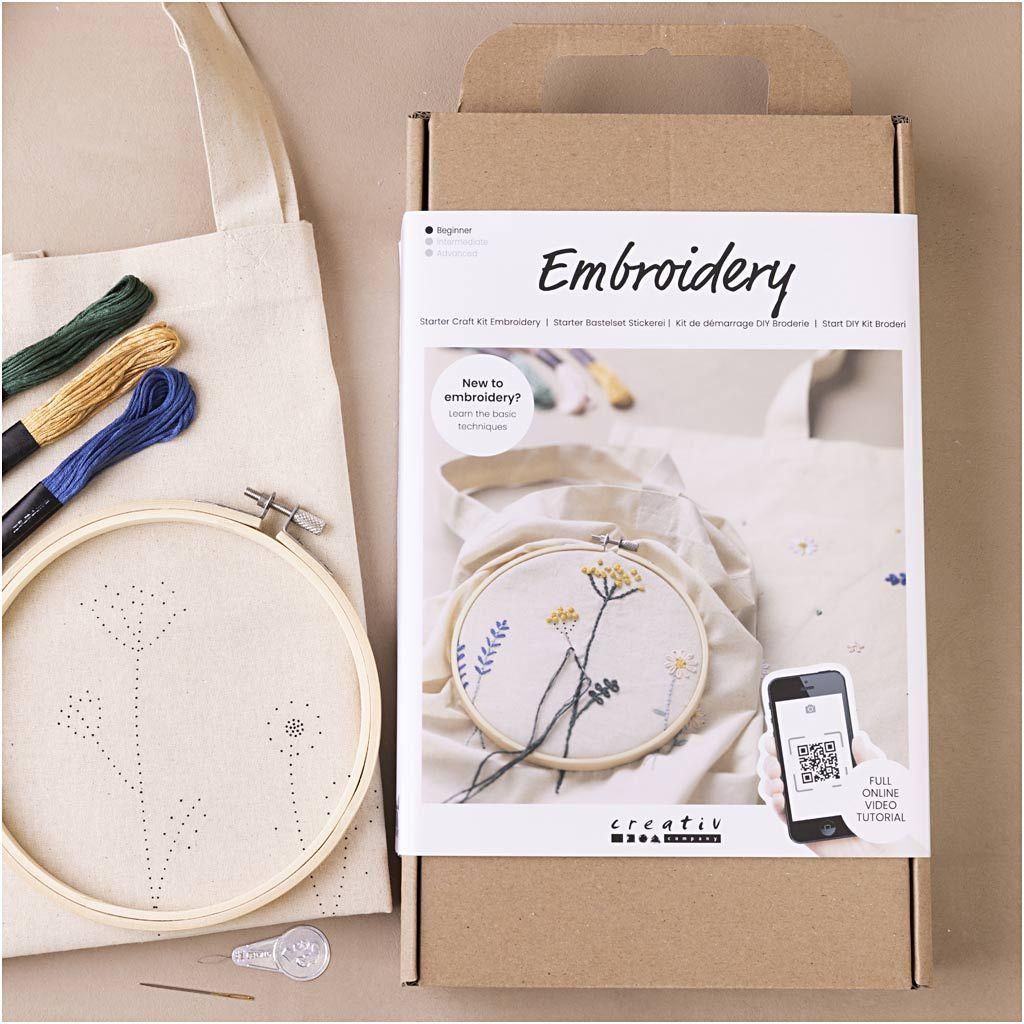 Set de bricolage "broderie", set de broderie sacs avec Image du produit 