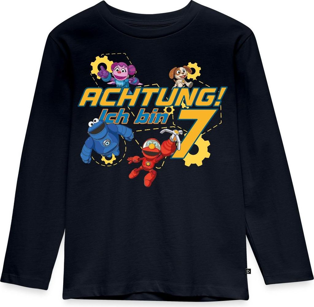 Spreadshirt Mecha Builders Kinderhelden Technik Teamwerk Spaß Kinder Premium Langarmshirt, 98/104 (2 Jahre), Navy
