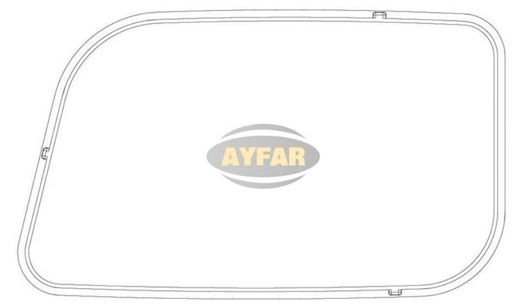 Verre de phare, côté gauche, pour Mercedes Actros MP II Image du produit 