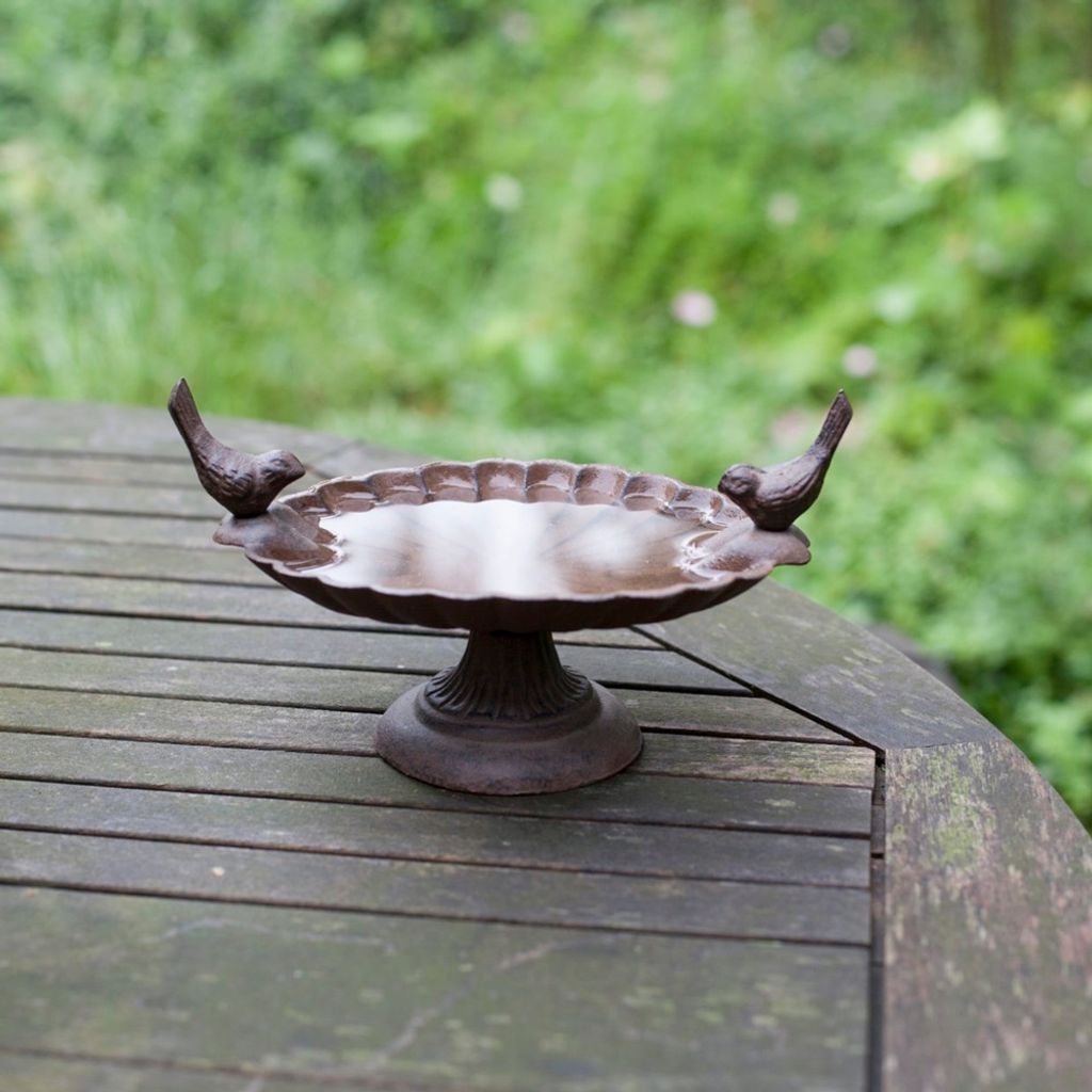 Esschert Design Vogeltränke Fuß Gußeisen 2 Vögel; FB162 Produktbild 11