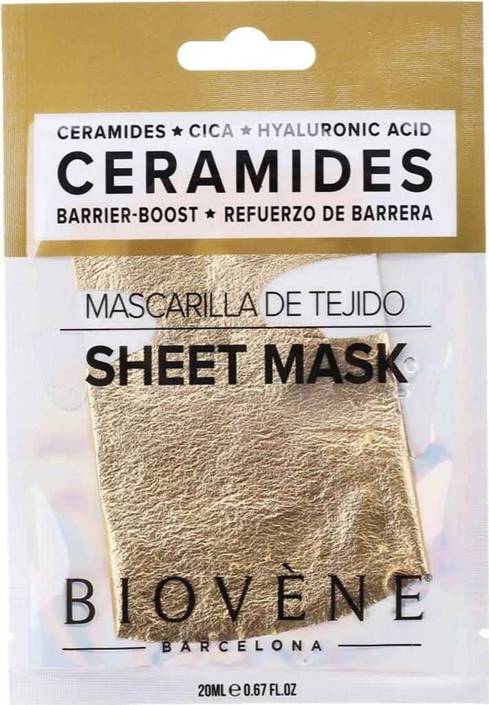 Biovene Maska w płachcie z ceramidami i kwasem Zdjęcie produktu 