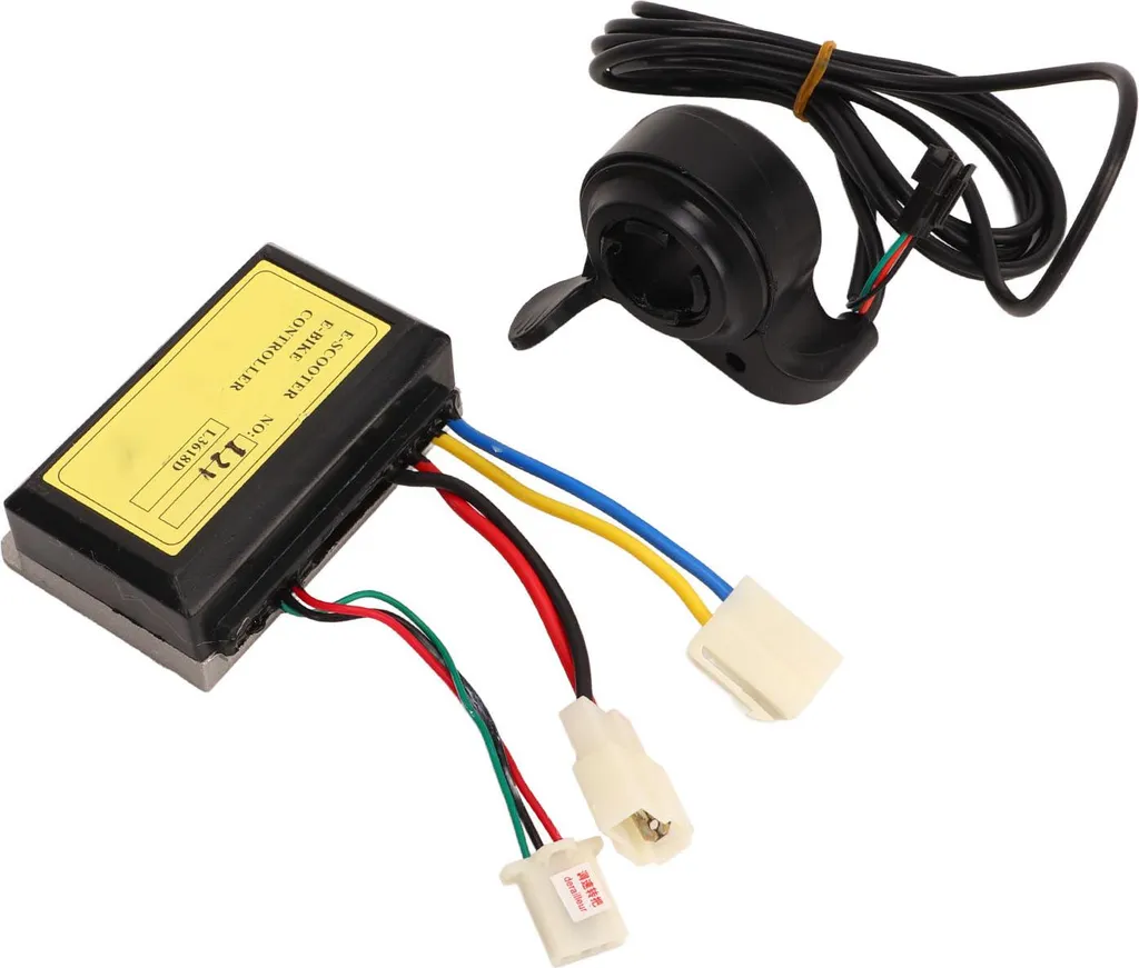 Ensemble Variateur de Vitesse 12V et Poignée Pouce pour Tricycle Moto