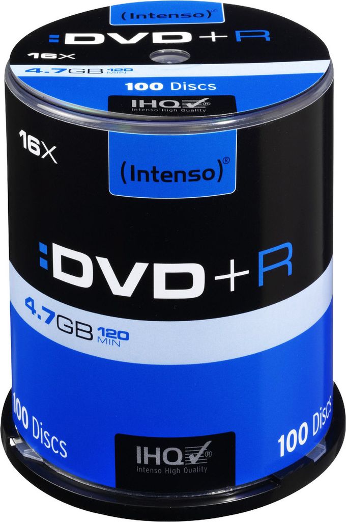 DVD+R Intenso 4,7GB 100pcs Cake Box 16x Produktbild 