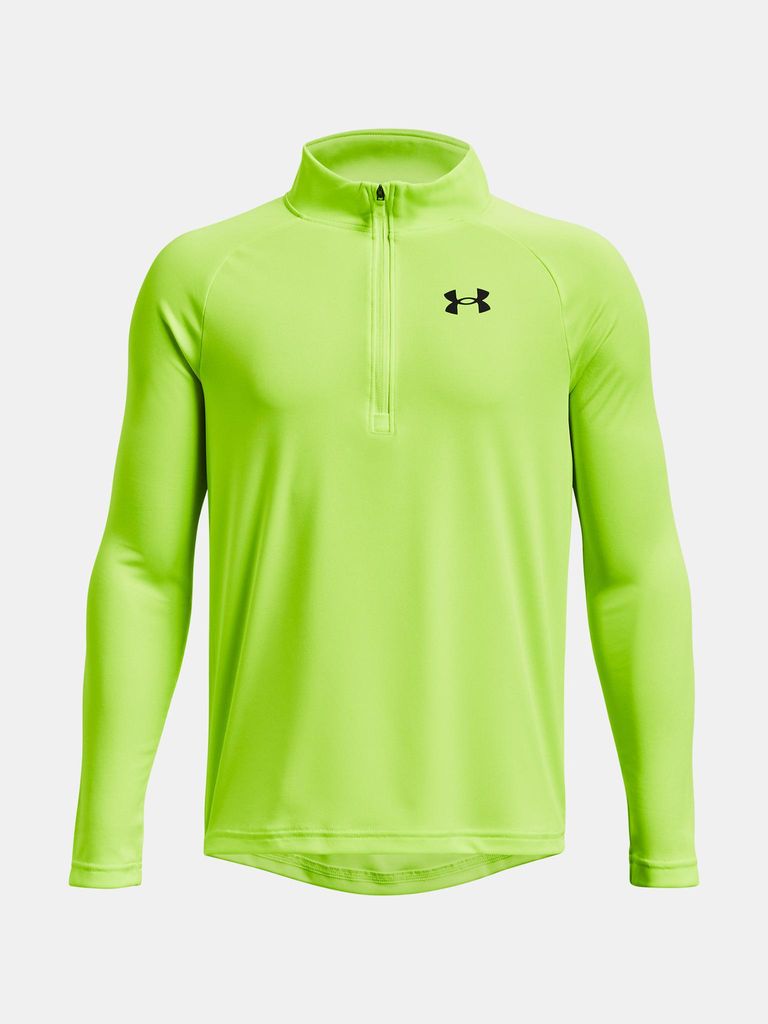 Under Armour T-Shirt Ua Tech 2.0 1/2 Zip-Grn 1363286-369__YXL