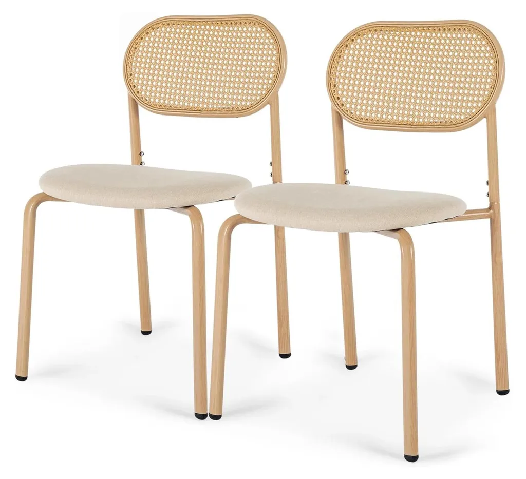 Finies les douleurs de dos : chaise ergonomique rotin bois confortable