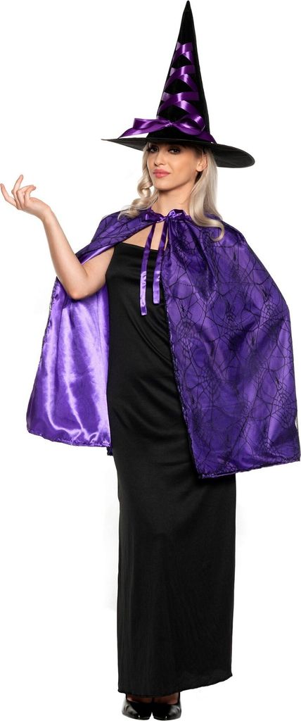 Hexen Set Lila - Karneval Faschingskostüm Damen