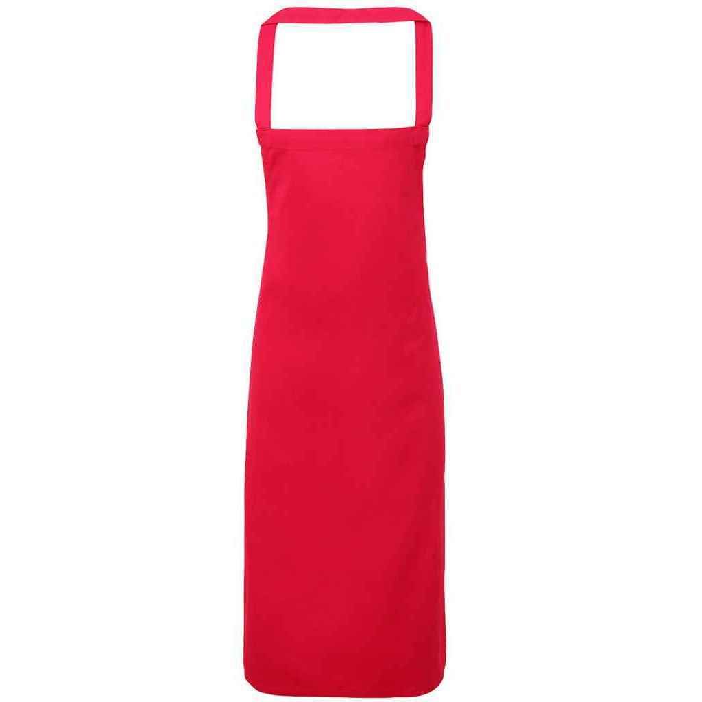 Premier - Herren/Damen Unisex Schürze, Baumwolle PC6723 (Einheitsgröße) (Leuchtend Pink)