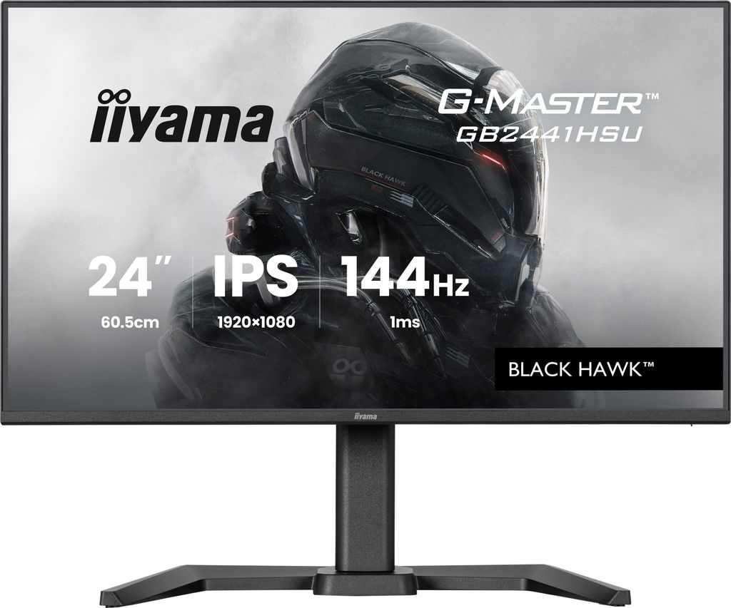 G-MASTER GB2441HSU-B1, Schwarz, 23,8 Zoll, Full HD, IPS, 144 Hz, 1 ms Gaming-Monitor