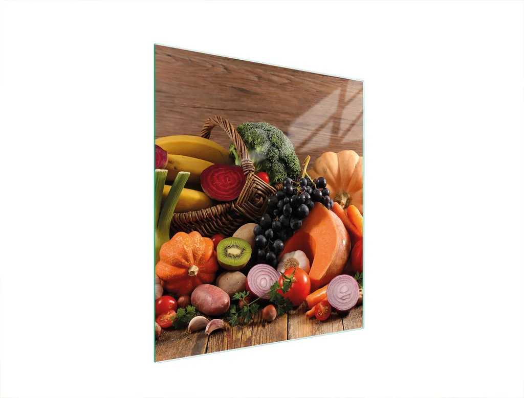 Tagliere in vetro 45x52 Cibo