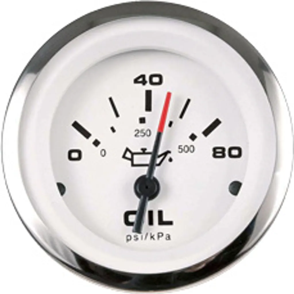 Évitez la panne moteur : manomètre pression d'huile Allpa 0-80psi