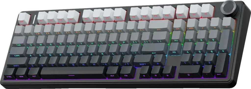 Clavier de jeu Gasket Mount tri-mode Noir Dégradé Switch Étoile G90