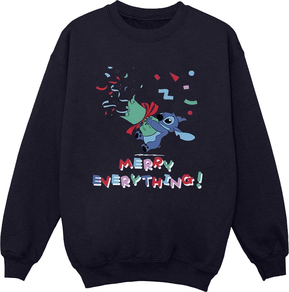 Disney - "Merry Everything" Sweatshirt für Damen BI22660 (L) (Marineblau)