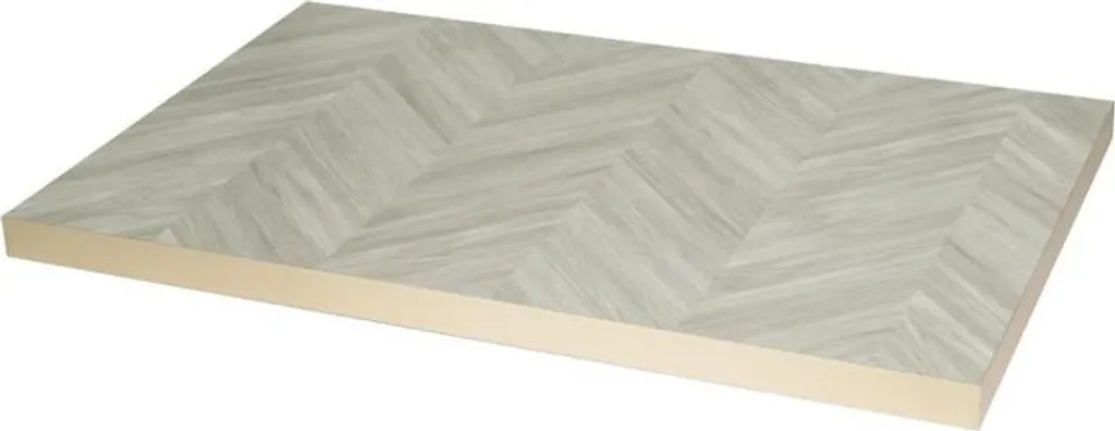 Plateau de table rectangulaire Bolero motif chevron 1100 x 700 mm