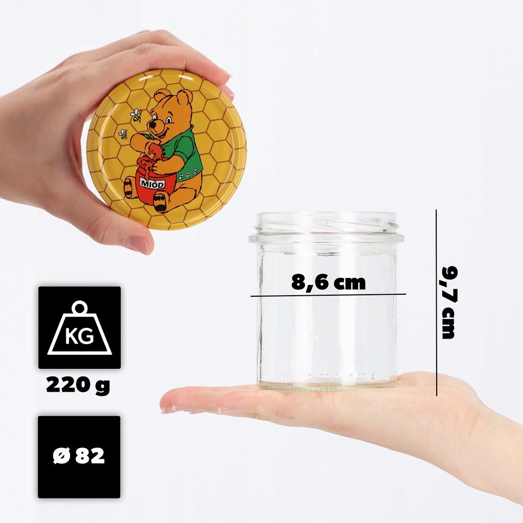 Bocal Epices Verre KADAX Lot De 100 Mini Bocaux à épices Avec Couvercle à Visser, Bocaux à Confiture, Mini Bocaux à Pot Miel En Verre