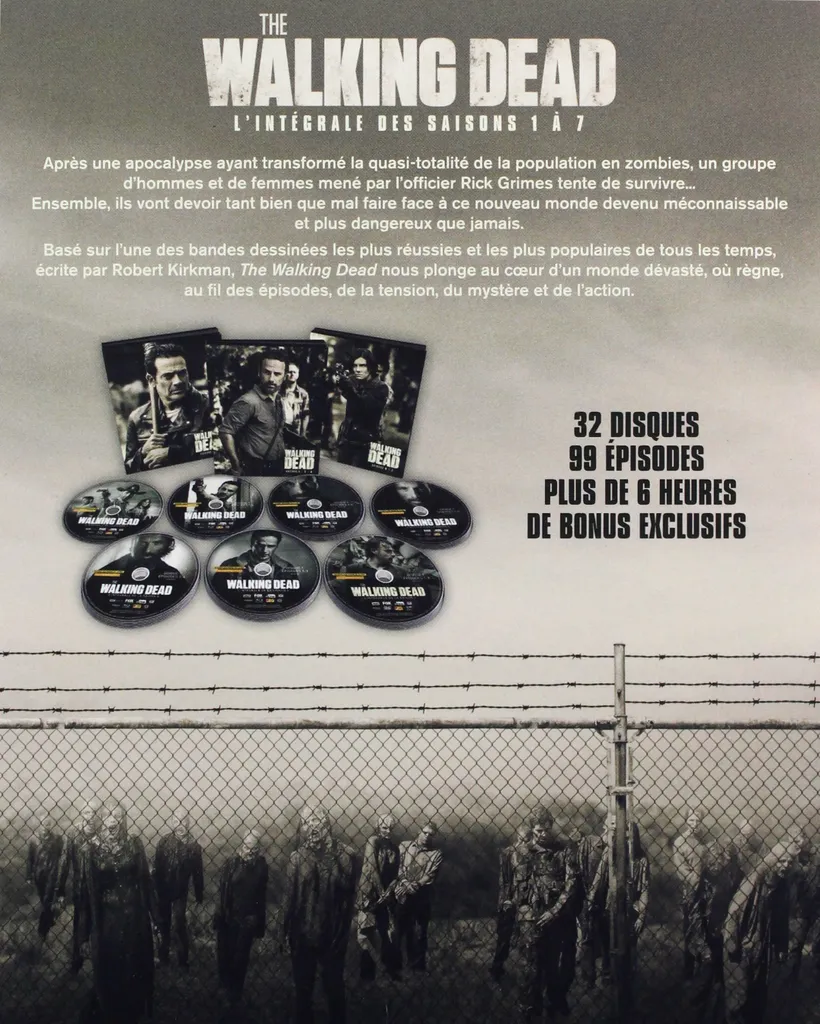 The Walking Dead L'intégrale Version Originale Coffret 32 Blu-ray Rare - 2